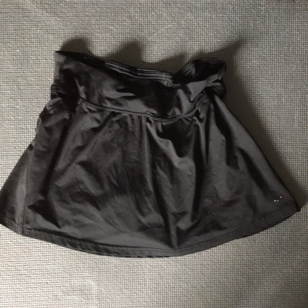 Black athletic skirt
